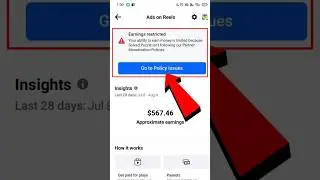 🔴 Facebook Earning Restricted Problem Solved | Facebook Monetization Policy Issues 