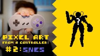 Turning the Super Nintendo Controller into a Pixel Art Character!