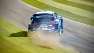Elfyn Evans - M-Sport Fiesta WRC car at Goodwood Festival of Speed 2019