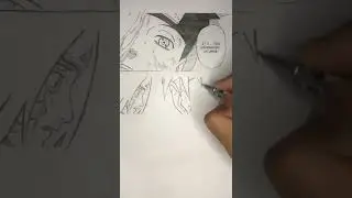 Drawing manga page | naruto shippuden ナルト 