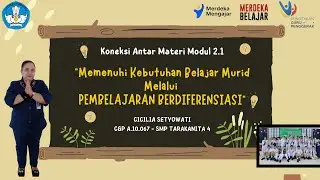 KONEKSI ANTAR MATERI Modul 2.1 Pembelajaran Berdiferensiasi - CGP A10 - Cicilia Setyowati