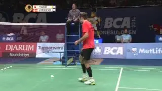 2014 BCA INDONESIA OPEN - F - MS - Kenichi Tago [4] (JPN) VS Jan O Jorgensen [3] (DEN)