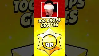 ABRO 100 DROPS ❌ SIN VER NADA ❌ (Reto Ojos Cerrados en Brawl Stars 👀)