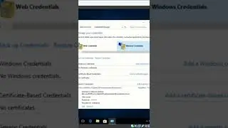 Outlook - Delete old password (credential manager).  #shorts #shortsfeed