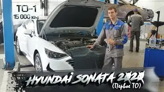 ✅Новая Hyundai SONATA | ТО-1 (15 000 км) | 1 часть
