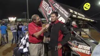 Lincoln Speedway 358 Sprint Car Victory Lane 09-03-16