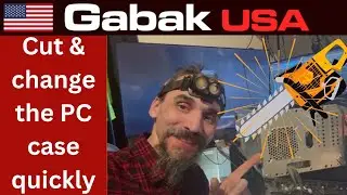 How to cut and  Modify a Computer Case  FAST