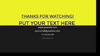 Best Camtasia Outro 3D Template Download