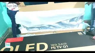 Mi TV Q1 75 inch Qled Unboxing | Big Display With Best Picture Quality 🔥❤️❤️