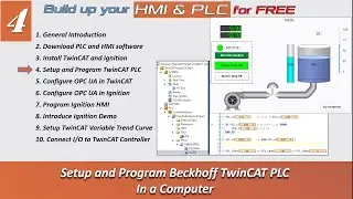 SCADA04. [PLC&HMI] Setup and Program Beckhoff TwinCAT PLC in a Computer