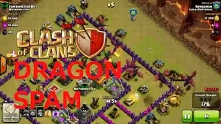 Clash of Clans Dragon Spam