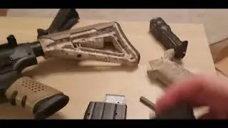 Crosman DPMS SBR Full auto.Тюнинг под себя.