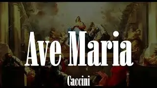 Ave Maria - Caccini || Piano (music notes and keyboard tutorial)