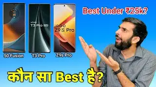 Moto Edge 50 Fusion vs Vivo T3 Pro vs iQoo Z9s Pro - Full Comparison | #vivot3pro #motoedge50fusion
