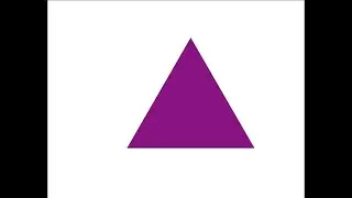 25 Use python to draw a simple equilateral triangle