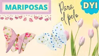 MARIPOSAS DE TELA DIY | ORIGAMI |  Yuyis Creations