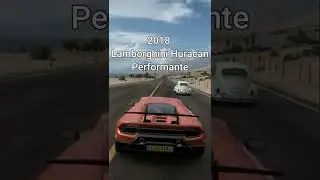 Lamborghini Huracan evolution in Forza horizon 5