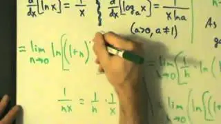 Calculus I - Derivatives of Logarithmic Functions - Proofs