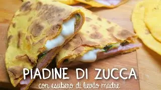 PIADINE DI ZUCCA con esubero di lievito madre