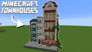 Building Minecraft Townhouse Builds