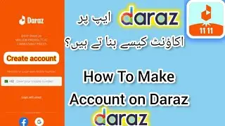 Daraz App par Account banane ka tarika | How to Create Account on Daraz App @UsmanDigital