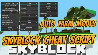 SKYBLOCK SCRIPT AUTOFARM DUPLICATION GLITCH | ROBUX GIVEAWAYS!