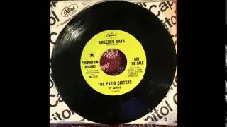 The Paris Sisters - Greener Days b/w Golden Days