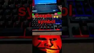 Couple 👩‍❤️‍👨 symbol in Ms word short cut key #reels #youtubeshorts #trending #views #viral