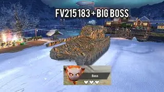 wot blitz FV215b 183 + BIG BOSS