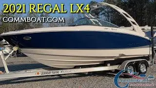 2021 Regal LX4!! LOW HOURS, FRESHWATER USED, CLEAN BOAT, TRAILER INCLUDED! #boating #boat #boatlife