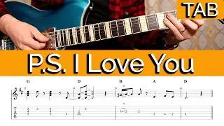 P.S. I Love You  - Guitar Tab (The Beatles)