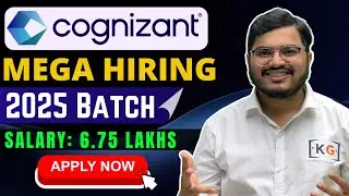 Cognizant Hiring 2025 Batch 🔥 | Cognizant Hiring Freshers 2025 | Cognizant Registration Process 2025