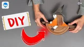 Как сделать ведьму из бумаги на Хэллоуин 🧛🏽‍♀️ Легкие поделки своими руками 🧙‍♀️ Декор на Хэллоуин