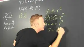 Find Polar Point Given Rectangular Point