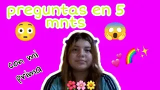 ✨100 PREGUNTÁS en 5MNTS 😱| ROSI PINK 💜