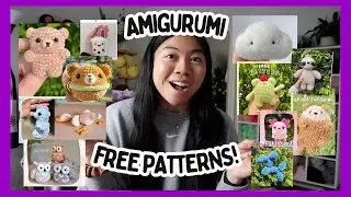 18 FREE Crochet Amigurumi Patterns 🧸💕 Beginner Friendly, Market Ideas, Quick & Cute Plushies ✨