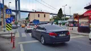 Bus Ride in istanbul. Beşiktaş to Taksim