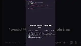 Sample Data Collection using Random in Python 