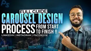 Full Guide to Setup & Design Carosuel Post in Photoshop and illustrator!!
