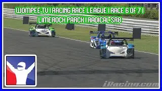 WOMPEE TV I RACING RACE LEAGUE | RACE 6 OF 7 | LIMEROCK PARCK | RADICAL SR8