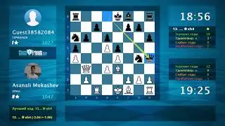 Chess Game Analysis: Asanali Mukashev - Guest38582084 : 1-0 (By ChessFriends.com)