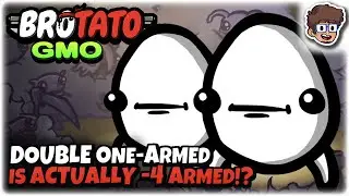 DOUBLE One-Armed = NEGATIVE-FOUR Armed!? | One-Armed + One-Armed | Brotato: Modded