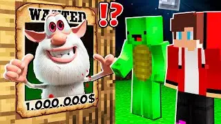 Why Creepy BOOBA is WANTED at 3:00am ? Mikey and JJ vs BOOBA.EXE ! - in Minecraft Maizen