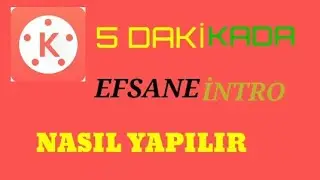 TELEFONDAN 5 DAKİKADA EFSANE İNTRO NASIL YAPILIR. #İZLE VE GÖR :)