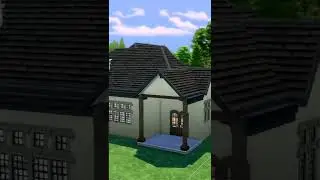 cozy henford cottage floorplan 😌 #sims4 #shorts