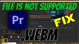 How to import .webm to Premiere Pro [Tutorial] | 