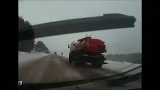 Страшное ДТП. Занесло на трассе