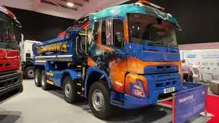 Volvo FMX Thompsons Tipper Truck (2024) Walkaround - Road Transport Expo 2024 Stoneleigh UK