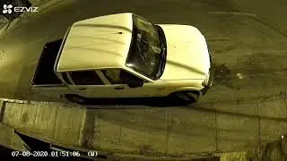 Sombra captada por cámara de seguridad