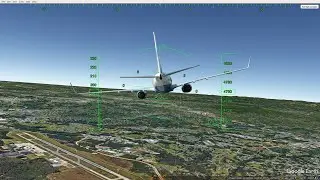 Google Earth Pro flight simulator 2025    Pope AAF - Greenville KGYH